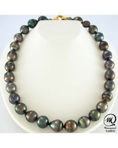 Beautiful Tahitian Pearl Choker, Baroque Pearl