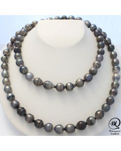 Tahitian Pearl Necklace, 9mm Baroque