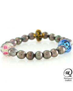 Tahitian Pearl Bracelet Murano by MANAPEARL