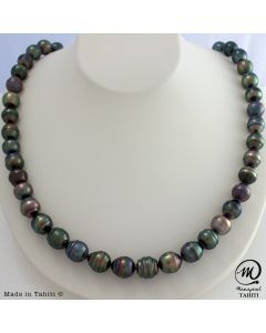 Tahitian Pearl Necklace Choker by MANAPEARL TAHITI  