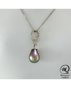 Silver Tahitian Pearl Pendant