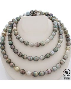 Very Long Tahitian Pearl Necklace