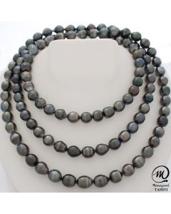 Very Long Tahitian Pearl Necklace