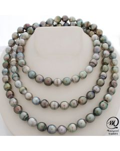 Very Long Tahitian Pearl Necklace