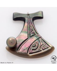 Unisex Nacre Pendant