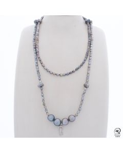 Tahitian Pearl Keshis Long Necklace