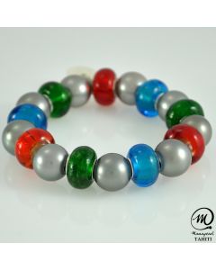 Tahitian Pearl Murano Bracelet